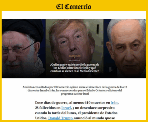 Alonso Cárdenas, docente de la carrera de Ciencia Política de la UARM analiza en El Comercio las tensiones Irán-Israel y el rol clave de Netanyahu en la prolongación del conflicto.