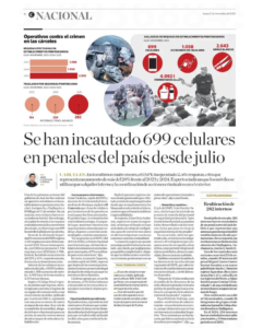 César Cárdenas, docente de Derecho UARM, analiza el empleo de celulares en los penales, destacando que son usados para extorsión y coordinación de delitos. El experto de Derecho UARM subraya el mercado interno de alquiler de estos dispositivos.