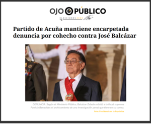 Análisis de la docente UARM sobre el panorama político actual y los antecedentes del nuevo presidente del Congreso.