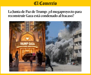 Alonso Cárdenas, docente de Ciencia Política UARM, explica las dificultades económicas y el contexto internacional de la iniciativa de paz.