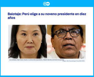 Docente de Ciencia Política de la UARM, Alonso Cárdenas, expone los escenarios internacionales ante la segunda vuelta electoral en el Perú.