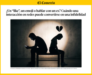 Psicología UARM: Natalie Meza analiza los límites de la confianza y el impacto de las redes sociales en la pareja.